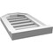 Ekena Millwork Octagonal Top Surface Mount PVC Gable Vent w/ 2"W x 2"P Brickmould Sill Frame, 12"W x 20"H GVPOT12X2003SF - alternate 5